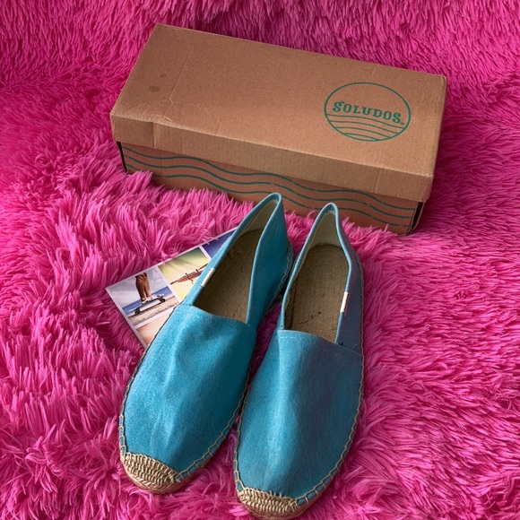 Soludos Dali Sea Blue espadrilles size 10 - Picture 2 of 10